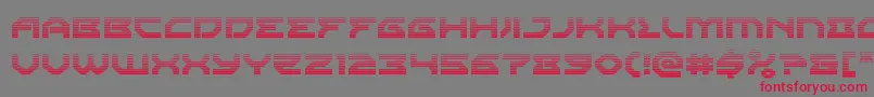 Шрифт Xenodemongrad – красные шрифты на сером фоне