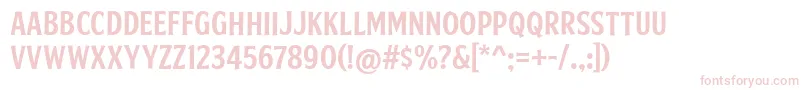 FtySkradjhuwnNcv2 Font – Pink Fonts on White Background