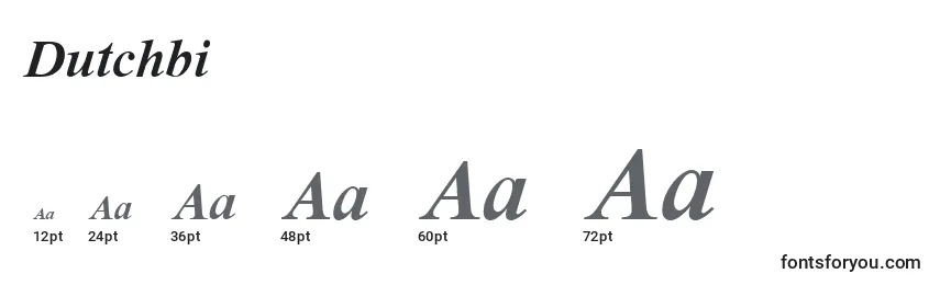 Dutchbi Font Sizes