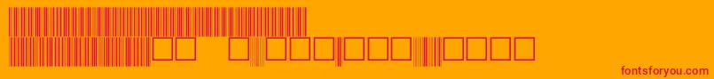 C39p48dmtt Font – Red Fonts on Orange Background