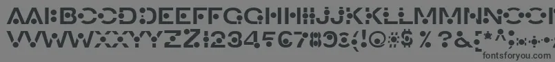 Ancreon Font – Black Fonts on Gray Background