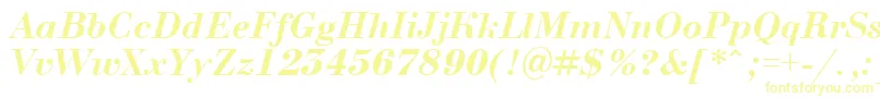 Police BodoninovaBolditalic – polices jaunes