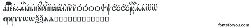 Orthodox.TtUcs8Tight-Schriftart – friesische Schriften