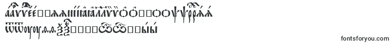 Orthodox.TtUcs8Tight-Schriftart – usbekische Schriften