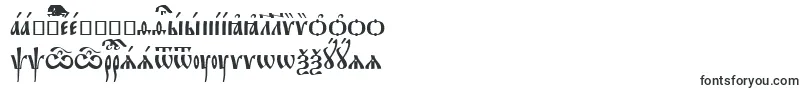 Orthodox.TtUcs8Tight-Schriftart – mazedonische Schriften