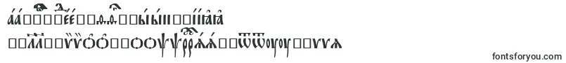 Orthodox.TtUcs8Tight-Schriftart – lettische Schriften