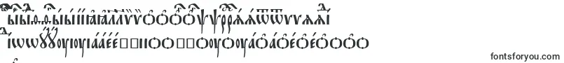 Orthodox.TtUcs8Tight-Schriftart – kreolische Schriften