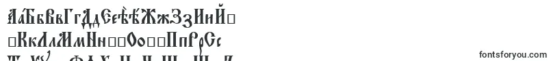 Orthodox.TtUcs8Tight-Schriftart – kirgisische Schriften