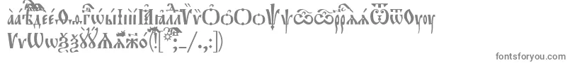 Шрифт Orthodox.TtUcs8Tight – серые шрифты