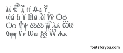 Schriftart Orthodox.TtUcs8Tight