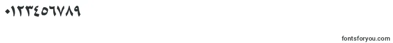 MariamttBold Font – Fonts for Numbers and Digits