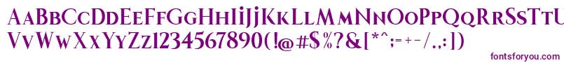 ThequeenRegular-Schriftart – Violette Schriften