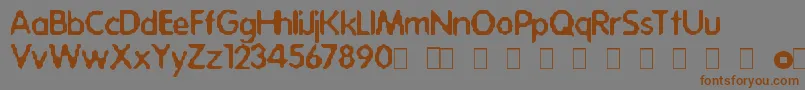 More about AcidBath Font AcidBath Font – Brown Fonts on Gray Background