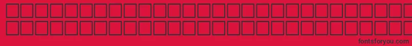 NietzscheRegular Font – Black Fonts on Red Background