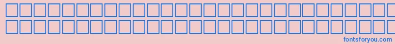 NietzscheRegular Font – Blue Fonts on Pink Background