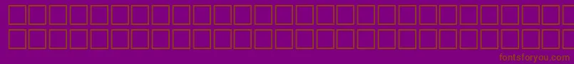 Шрифт NietzscheRegular – коричневые шрифты на фиолетовом фоне