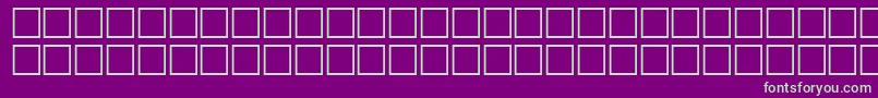 フォントNietzscheRegular – 紫の背景に緑のフォント
