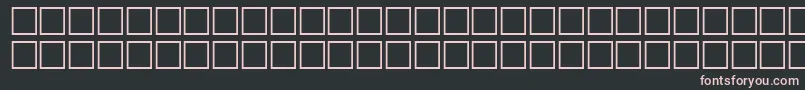 フォントNietzscheRegular – 黒い背景にピンクのフォント