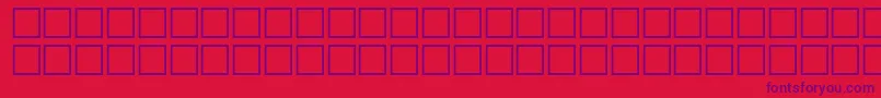 NietzscheRegular-Schriftart – Violette Schriften auf rotem Hintergrund