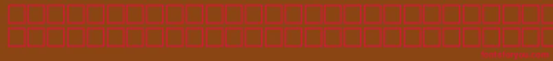NietzscheRegular Font – Red Fonts on Brown Background