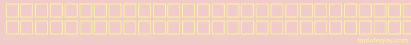NietzscheRegular Font – Yellow Fonts on Pink Background