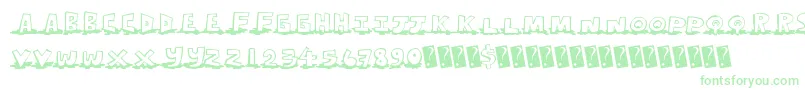 Leakingtype Font – Green Fonts