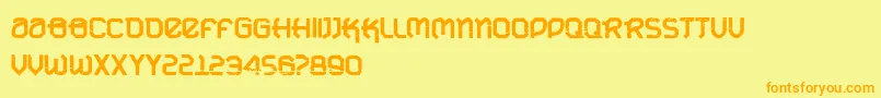 Подробнее о шрифте VtksUrbanTimeBold Шрифт VtksUrbanTimeBold – оранжевые шрифты на жёлтом фоне