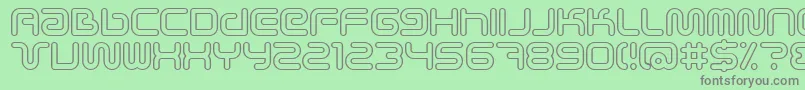 Scifieo Font – Gray Fonts on Green Background