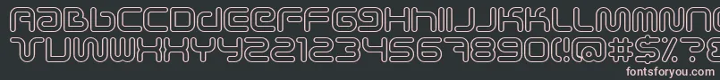 Scifieo Font – Pink Fonts on Black Background