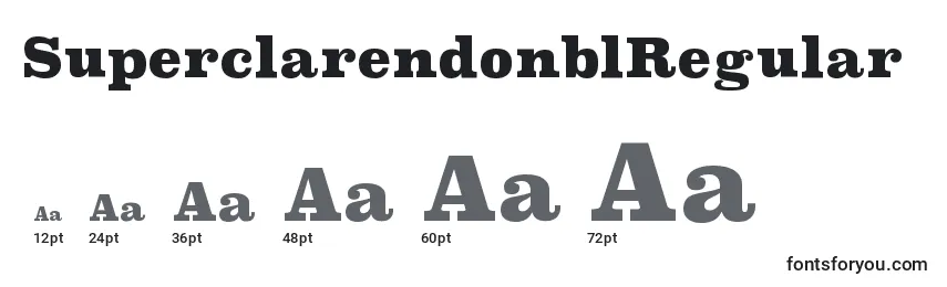SuperclarendonblRegular Font Sizes