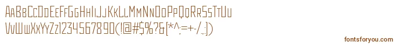 RodchenkoCondensedLight Font – Brown Fonts