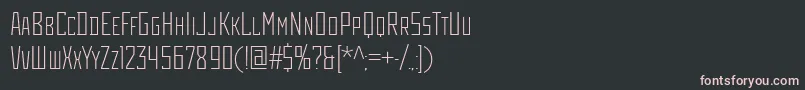 Шрифт RodchenkoCondensedLight – розовые шрифты на чёрном фоне