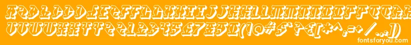 More about Stupefaction ffy Font Stupefaction ffy Font – White Fonts on Orange Background