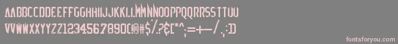 EzSharpz Font – Pink Fonts on Gray Background