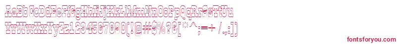 GildiaotlRegular Font – Red Fonts