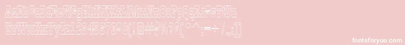 GildiaotlRegular Font – White Fonts on Pink Background