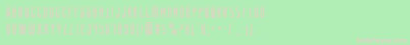 Yfilesgrad Font – Pink Fonts on Green Background