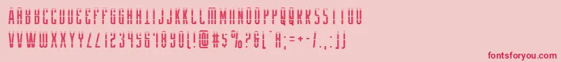 Yfilesgrad Font – Red Fonts on Pink Background