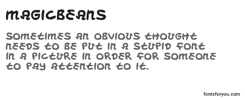 MagicBeans Font