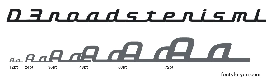 D3roadsterismli Font Sizes