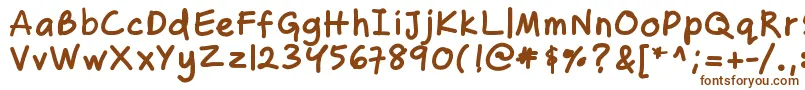 Zakirahsbold Font – Brown Fonts