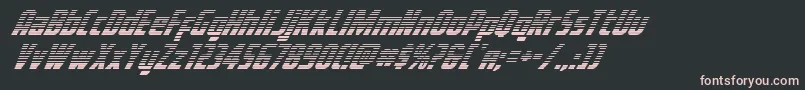 Voyagefantgrad Font – Pink Fonts on Black Background