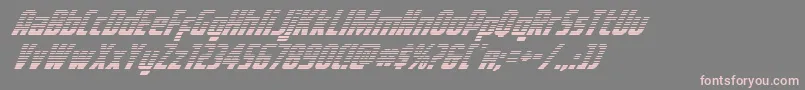 Voyagefantgrad Font – Pink Fonts on Gray Background
