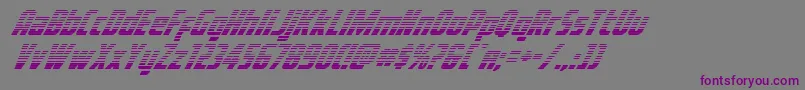 Voyagefantgrad Font – Purple Fonts on Gray Background