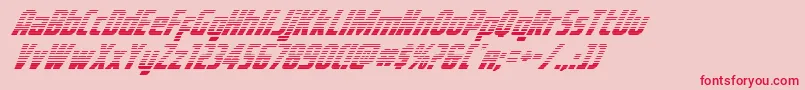 Voyagefantgrad Font – Red Fonts on Pink Background
