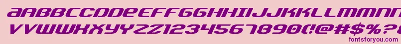 Teamamerica Font – Purple Fonts on Pink Background