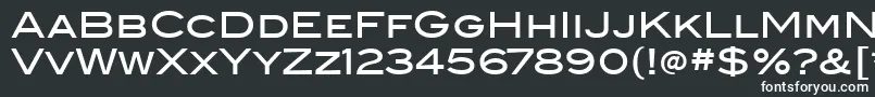 BlairmditcTtMedium Font – White Fonts on Black Background