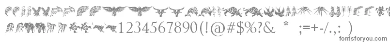 TribalAnimalsTattooDesigns Font – Gray Fonts