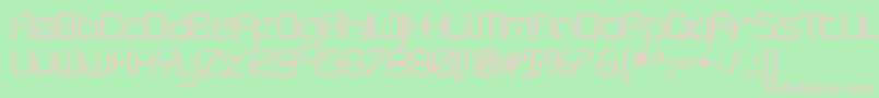 ArcticpatrolBold Font – Pink Fonts on Green Background