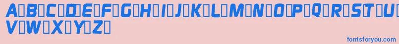 Dispepsiフォントについての詳細 フォントDispepsi – ピンクの背景に青い文字
